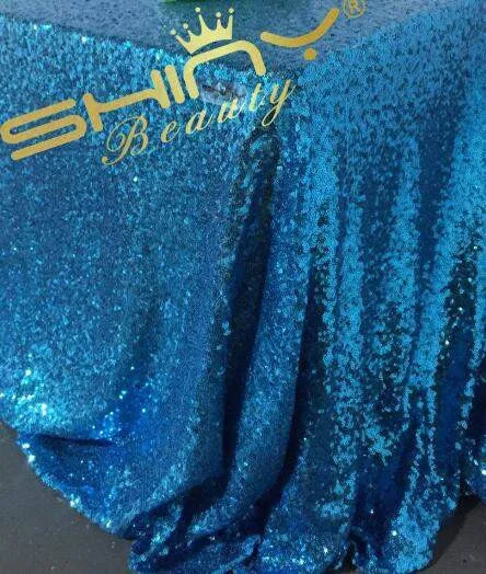 125x180cm Champagne/Gold/Silver Embroidery Mesh Sequin Tablecloth Sequin Table Overlay for Wedding/Party Decora