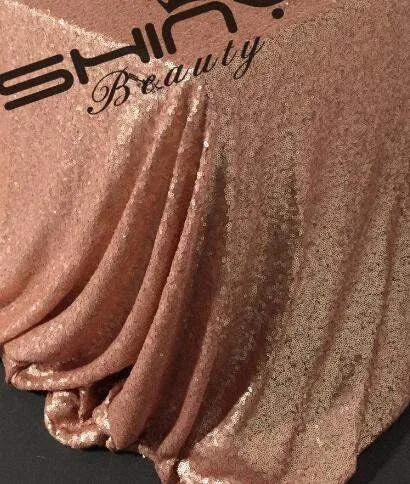 125x180cm Champagne/Gold/Silver Embroidery Mesh Sequin Tablecloth Sequin Table Overlay for Wedding/Party Decora
