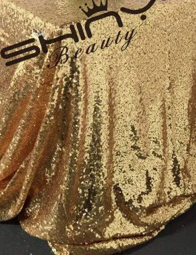 125x180cm Champagne/Gold/Silver Embroidery Mesh Sequin Tablecloth Sequin Table Overlay for Wedding/Party Decora
