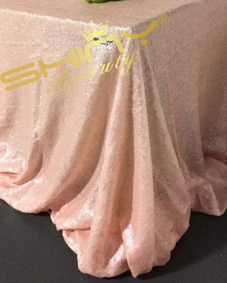 125x180cm Champagne/Gold/Silver Embroidery Mesh Sequin Tablecloth Sequin Table Overlay for Wedding/Party Decora
