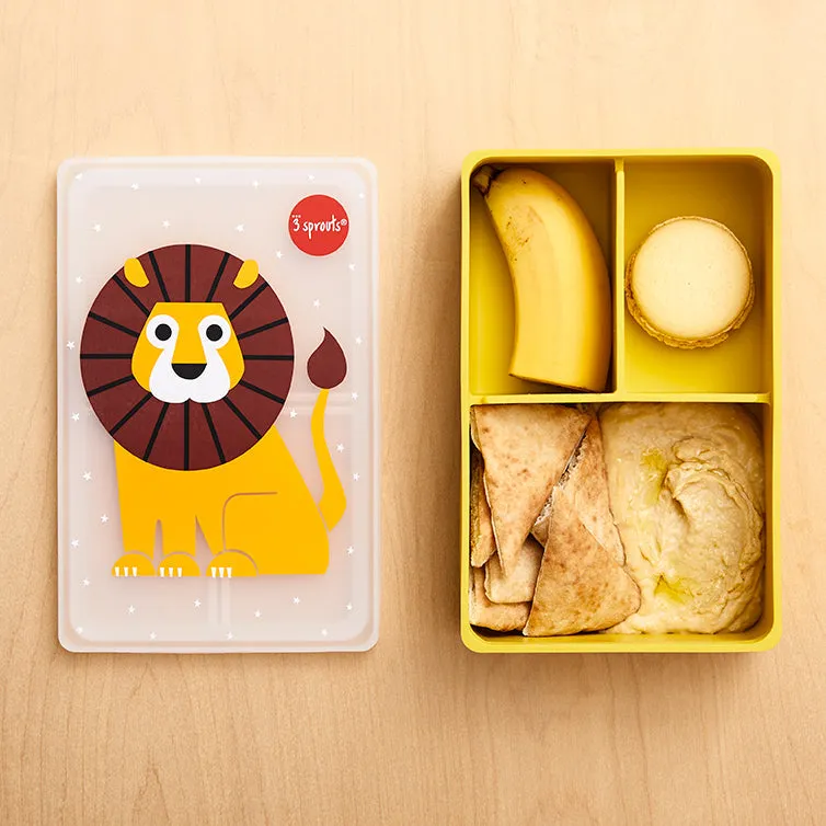 3 Sprouts Silicone Bento Box - Lion