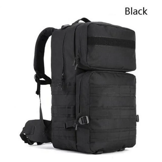 55L Waterproof Outdoor Travel Molle Backpack