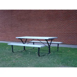 6' Metal Picnic Table