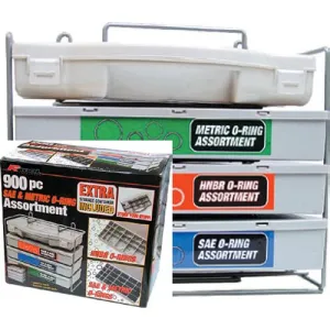 900 Piece HNBR, SAE & Metric O-Ring Assortment - RG2898