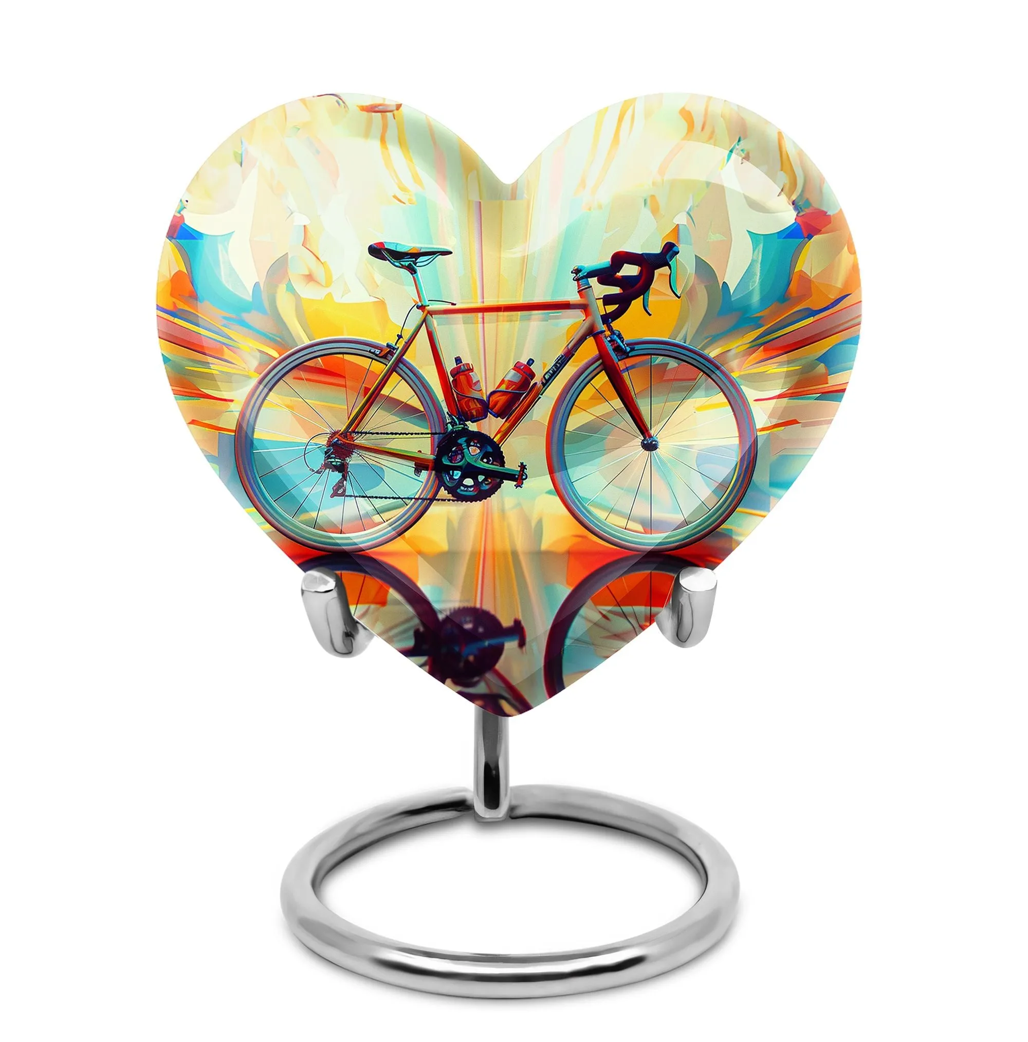 Abstract Cycling Dreams - Bike Urns Funeral Large  Urns