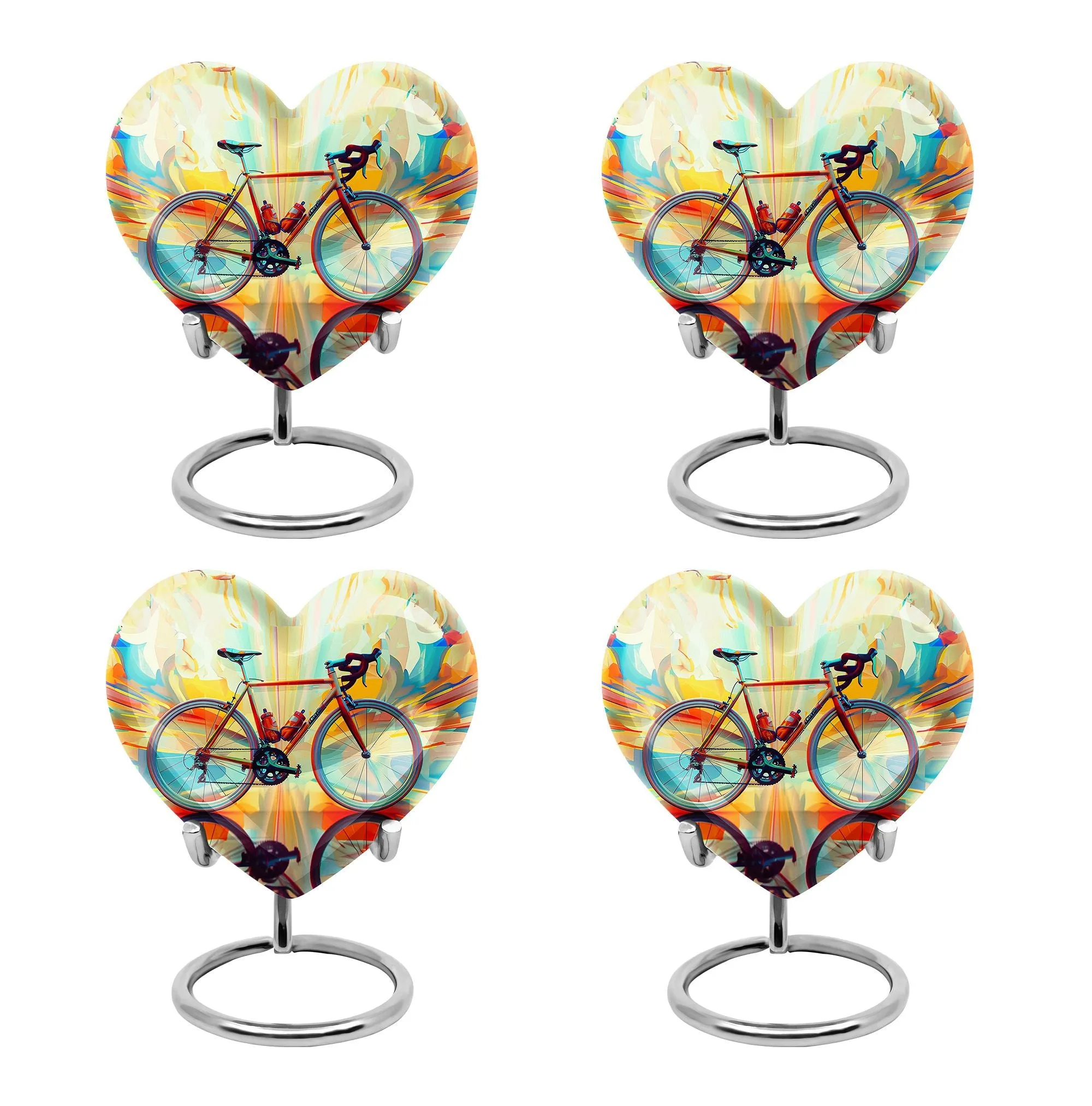 Abstract Cycling Dreams - Bike Urns Funeral Large  Urns