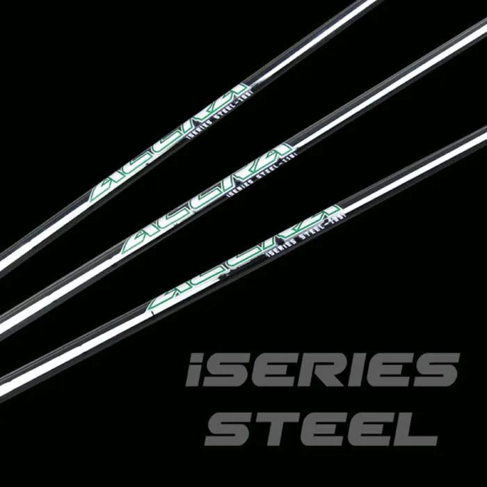 ACCRA i-Series steel Green iSeries Steel 6 iron 115 Variable #9 (37.0)