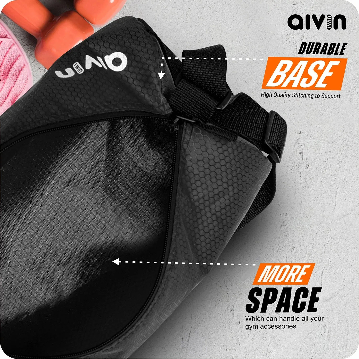 Aivin  Booster Basic Duffel Bags - Black