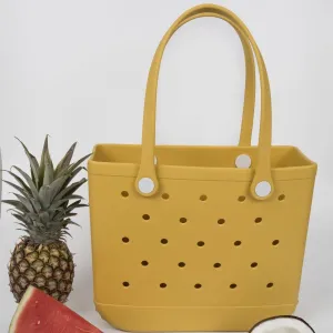 Aloha Vegan Tote Bag | Medium | Yellow