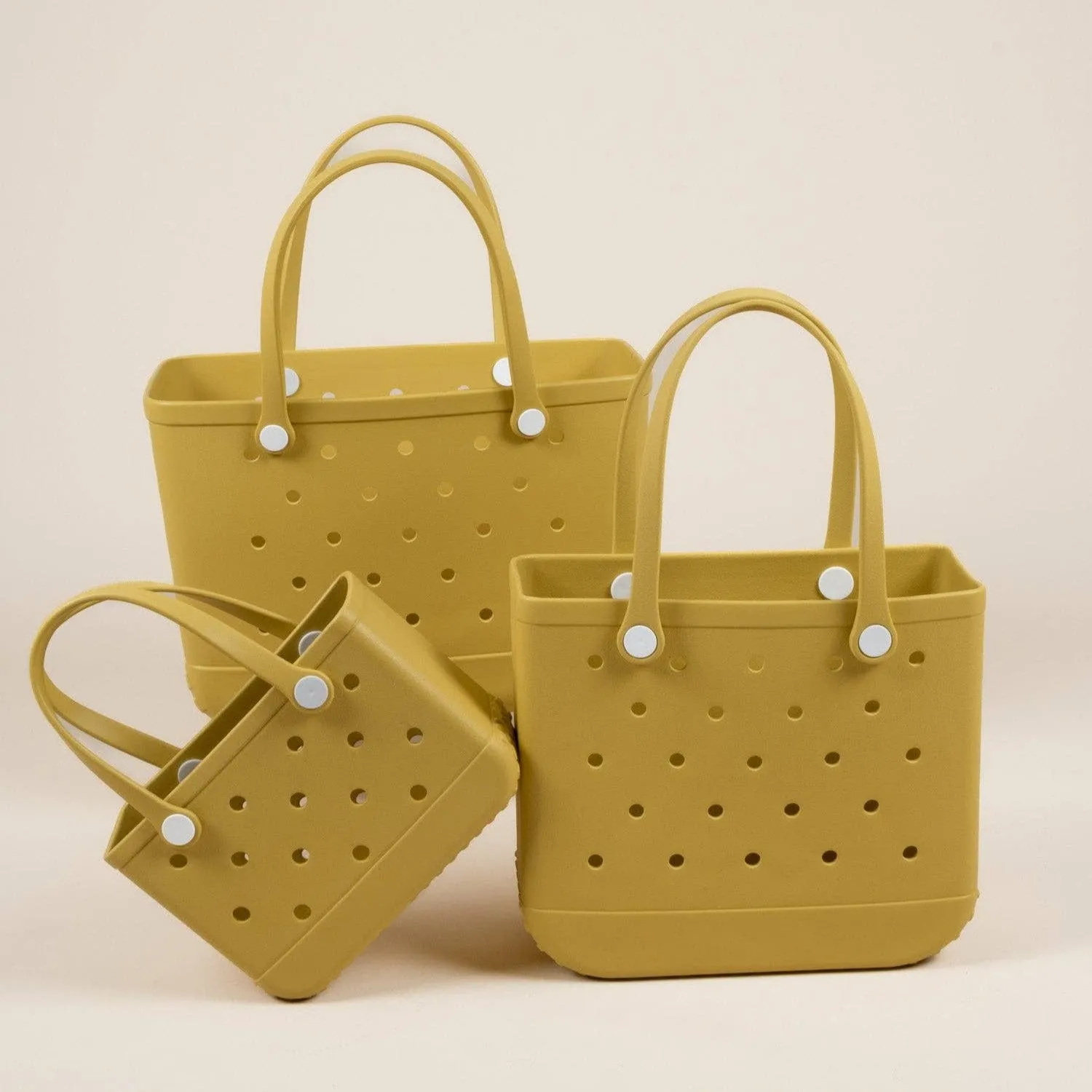 Aloha Vegan Tote Bag | Medium | Yellow