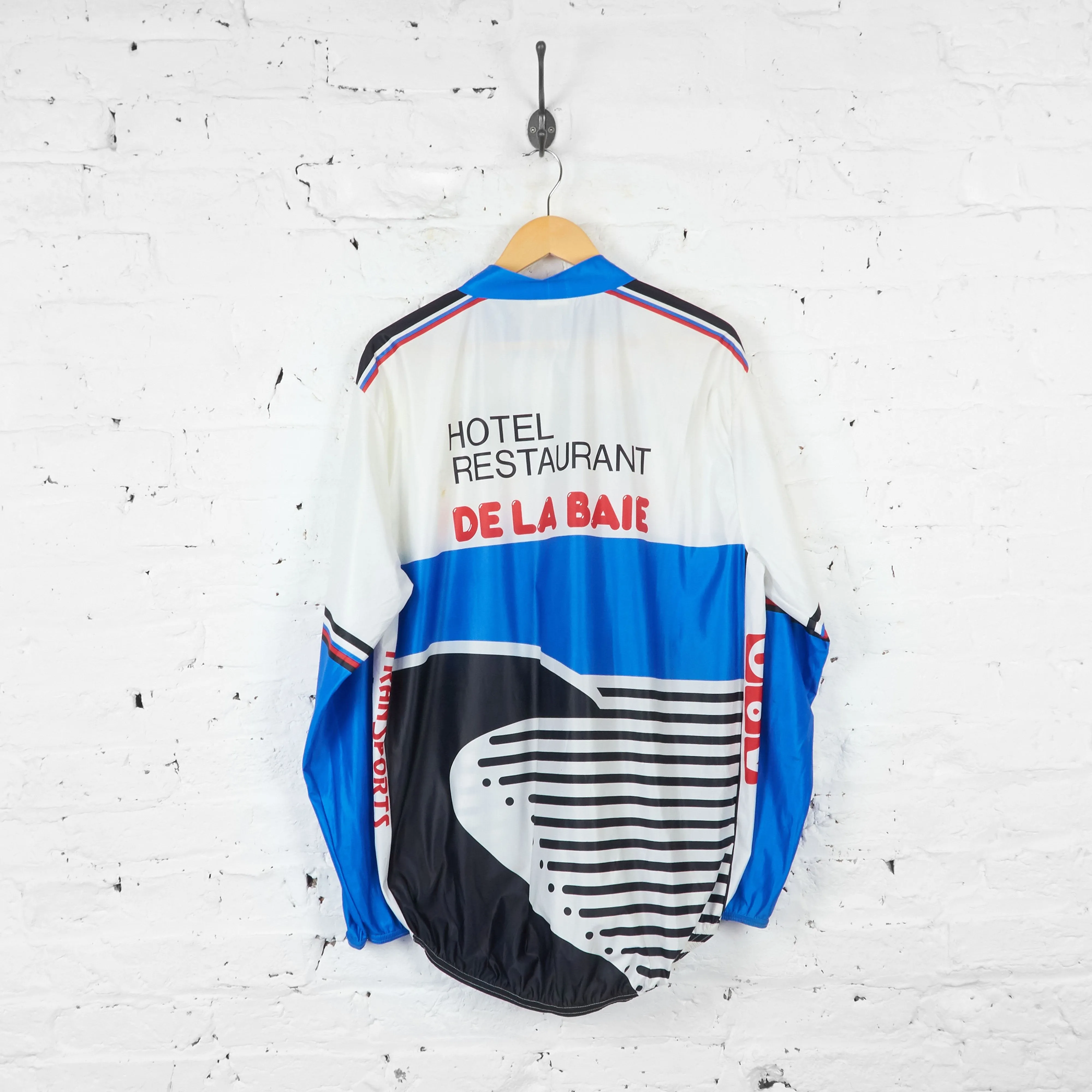 A.L.T.L Amicale Laique Long Sleeve Cycling Top Jersey - Blue/White - XL