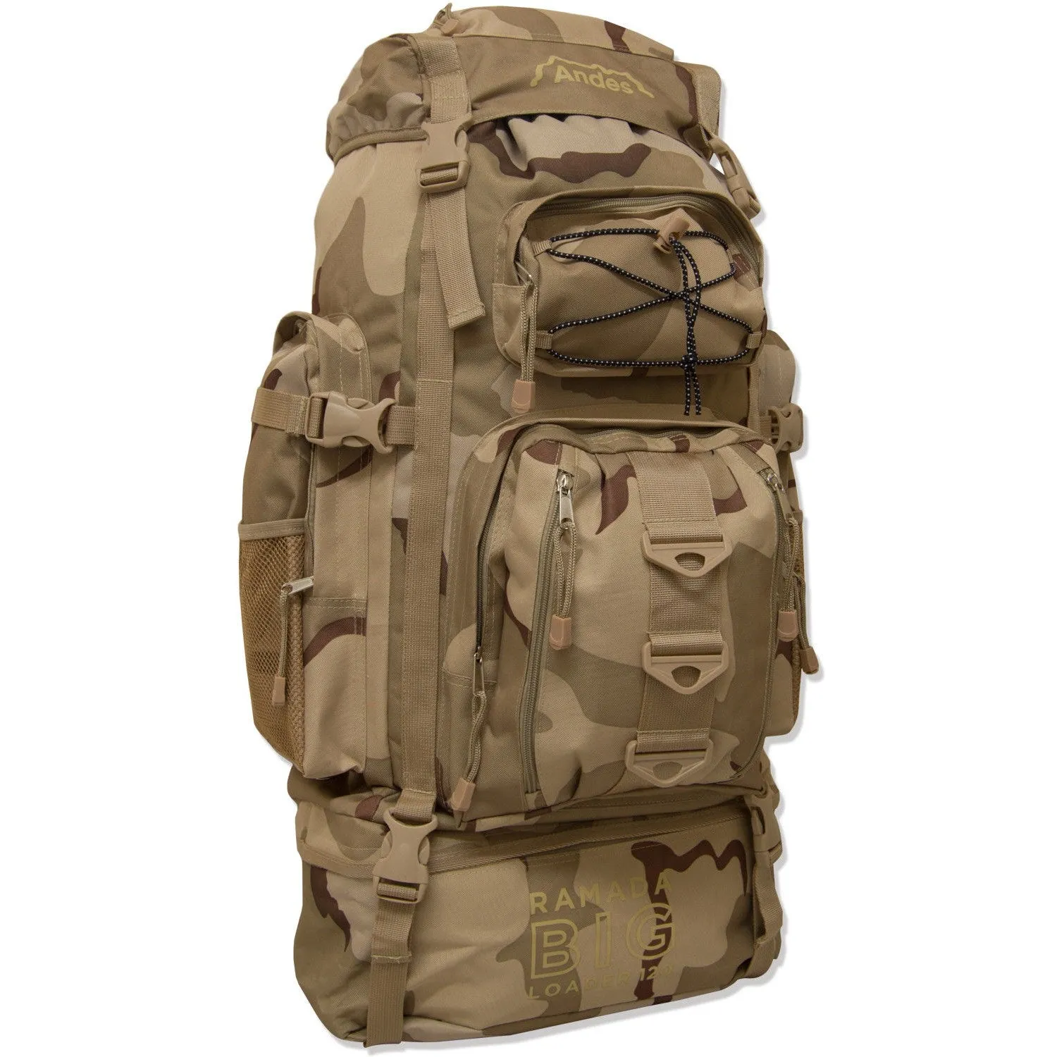 Andes Ramada 120L Extra Large Hiking Camping Backpack/Rucksack Luggage Bag