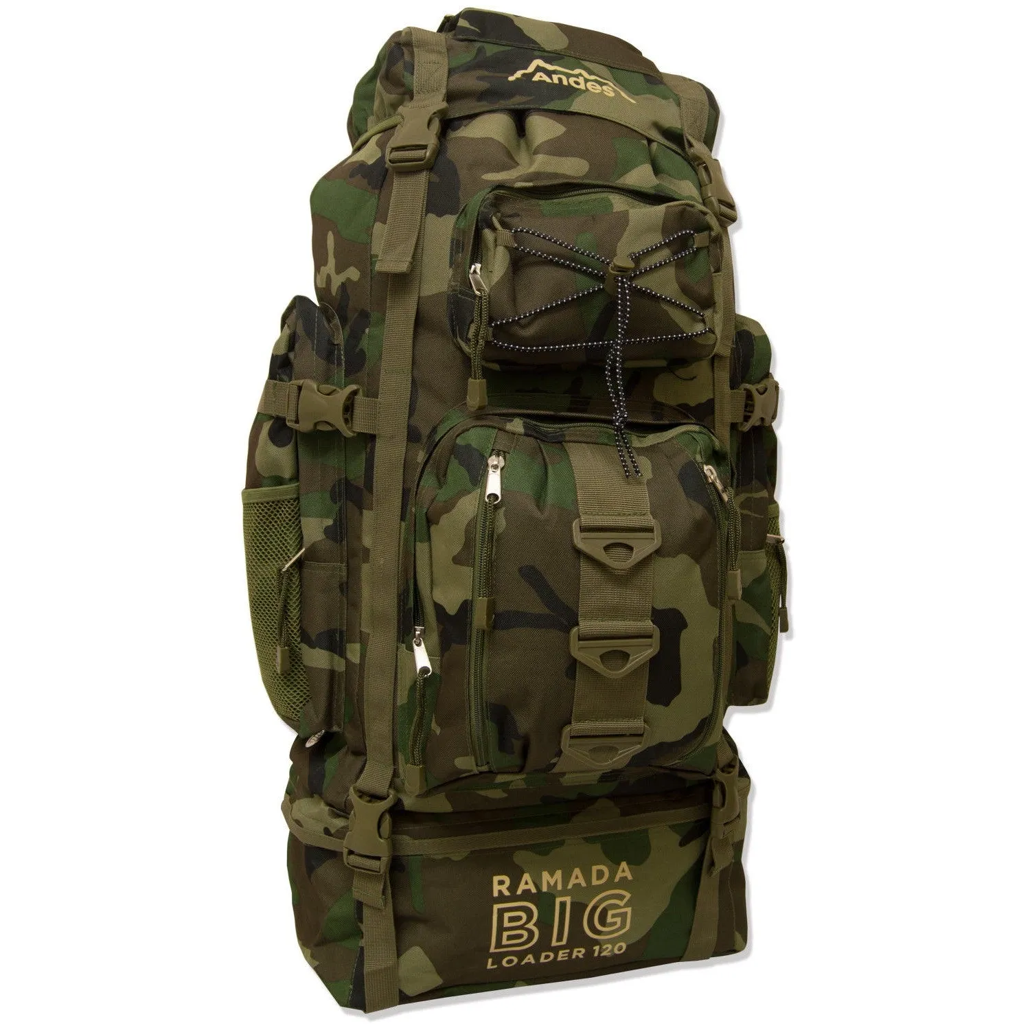 Andes Ramada 120L Extra Large Hiking Camping Backpack/Rucksack Luggage Bag