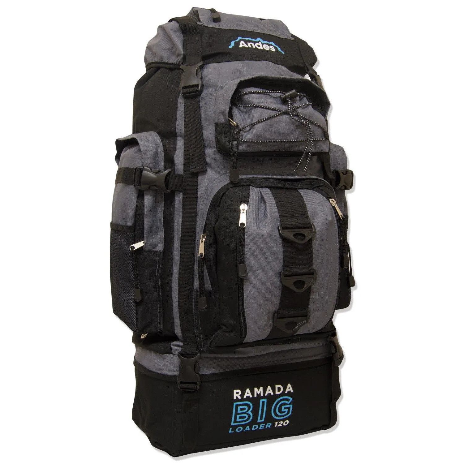 Andes Ramada 120L Extra Large Hiking Camping Backpack/Rucksack Luggage Bag