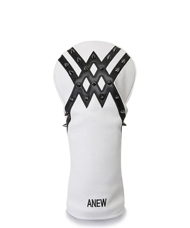 ANEW Golf: Logo Line Stud Headcover - White