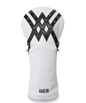 ANEW Golf: Logo Line Stud Headcover - White