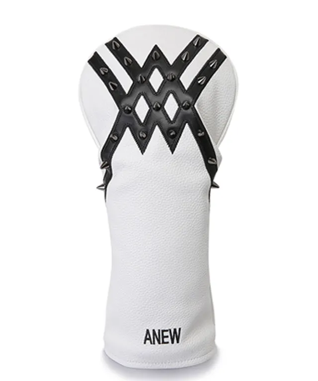 ANEW Golf: Logo Line Stud Headcover - White