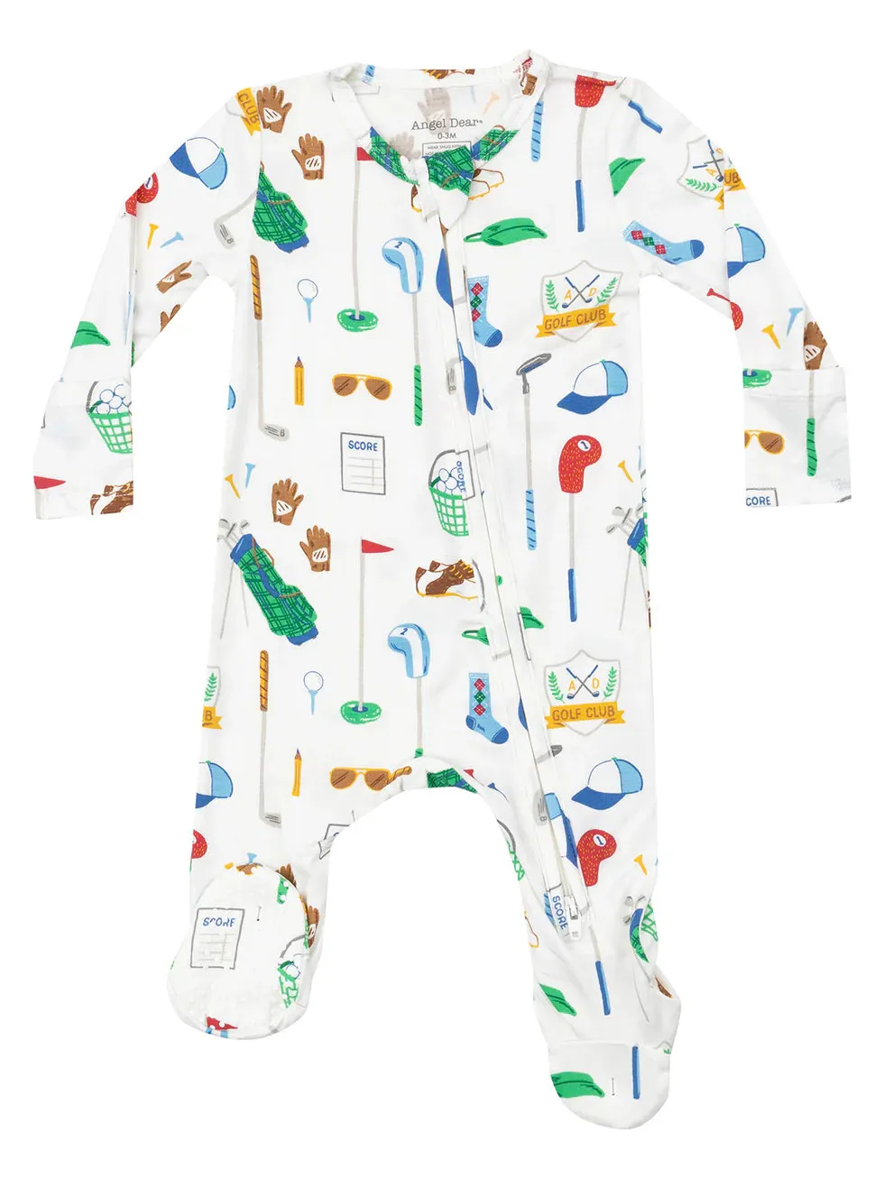 Angel Dear "Golf Club" Ruffle Footie