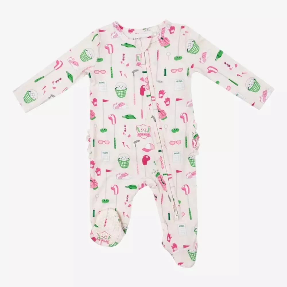 Angel Dear "Golf Club" Ruffle Footie