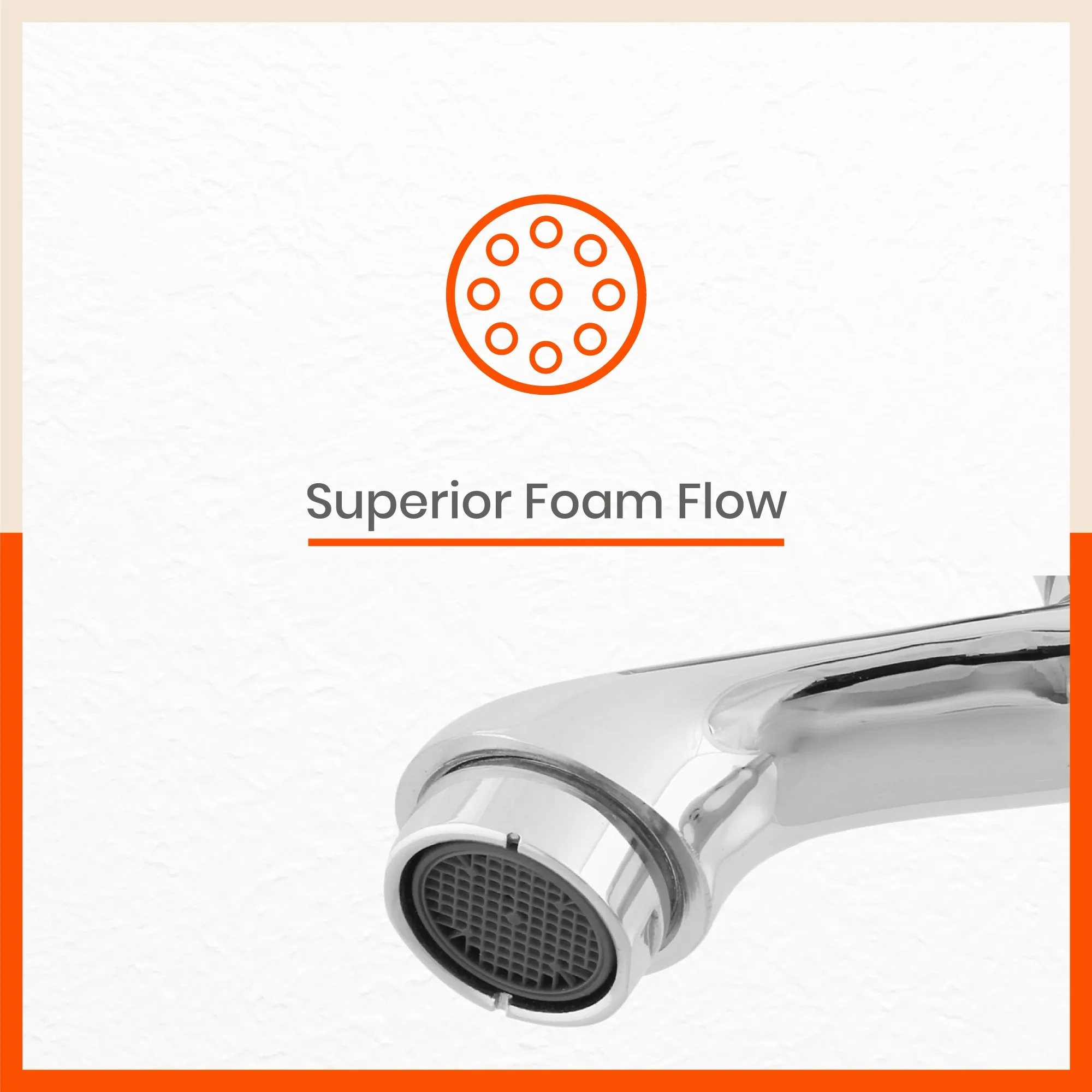 Aquila Sink Mountable Pillar Tap With Flange For Kitchen/Bathroom