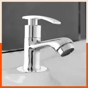 Aquila Sink Mountable Pillar Tap With Flange For Kitchen/Bathroom