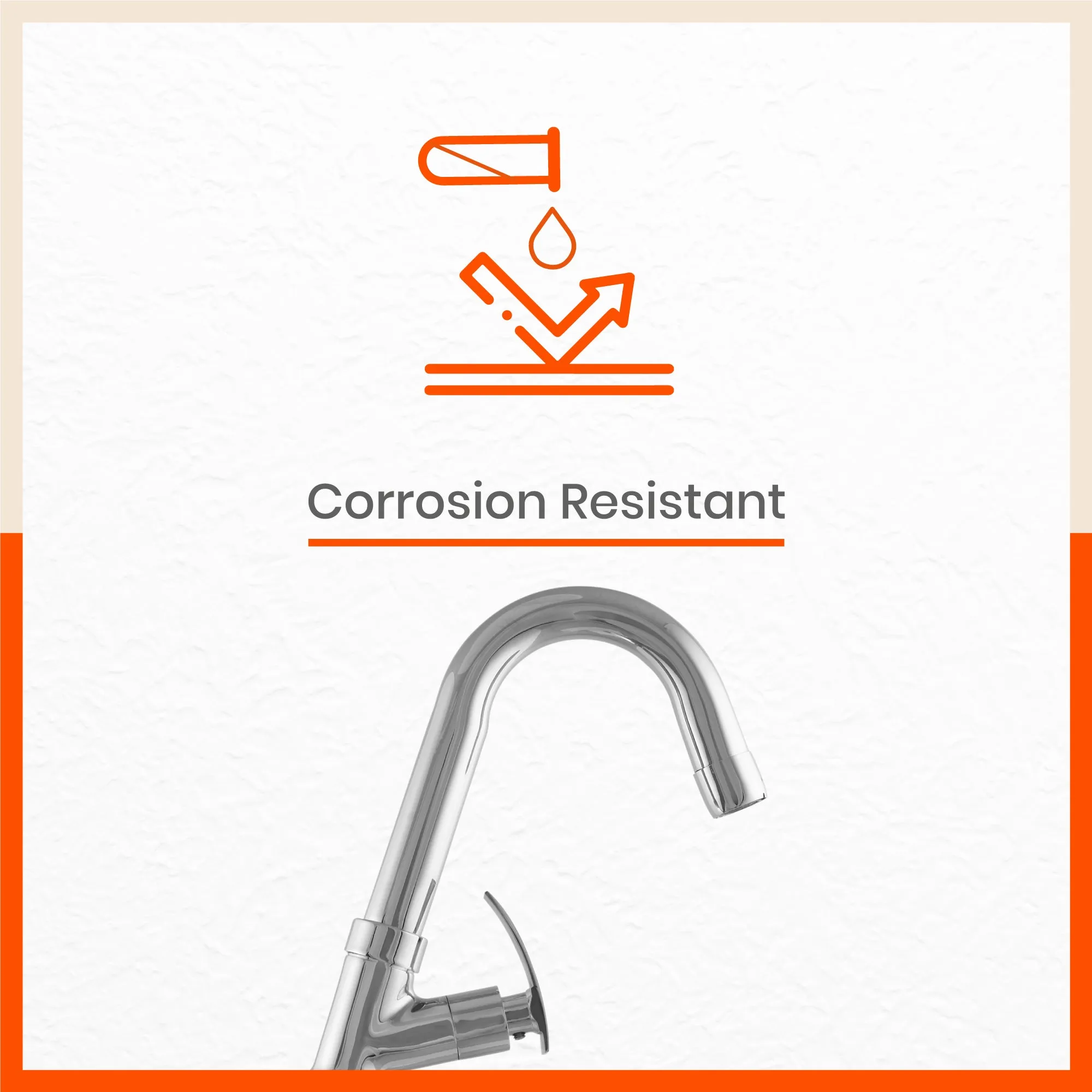 Aquila Sink Mountable Swan Neck Tap For Kitchen/Bathroom
