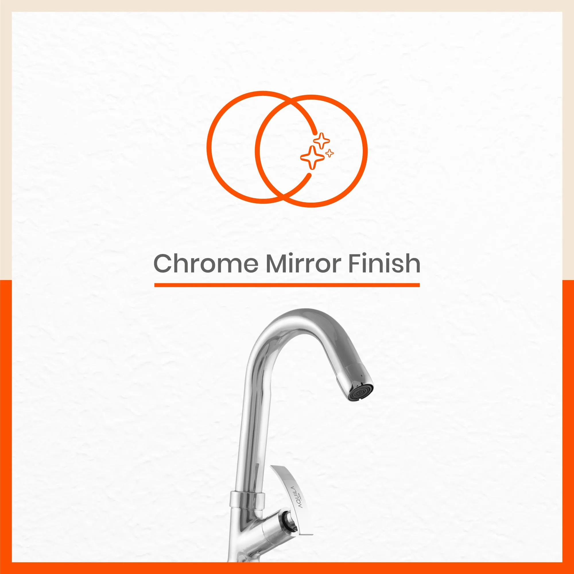 Aquila Sink Mountable Swan Neck Tap For Kitchen/Bathroom