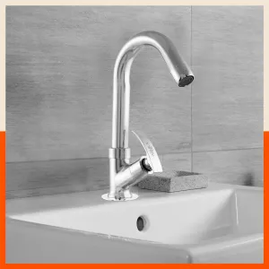 Aquila Sink Mountable Swan Neck Tap For Kitchen/Bathroom