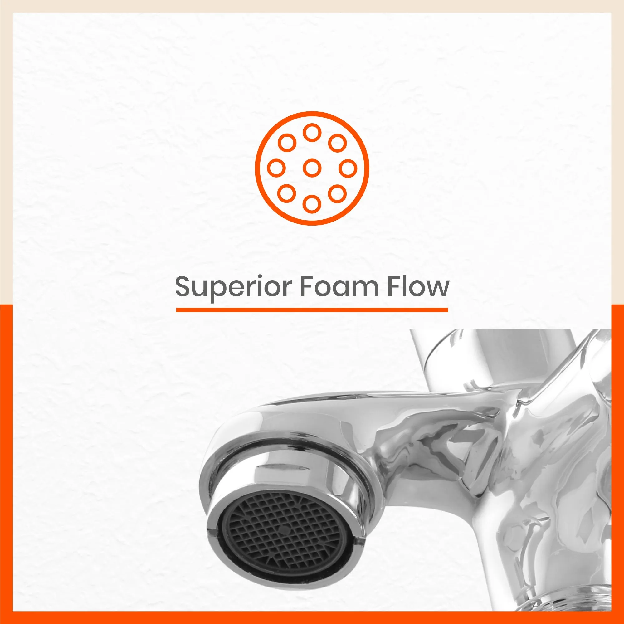 Aquila Wall Mountable Bib 2 Way Tap With Flange For Kitchen/Bathroom