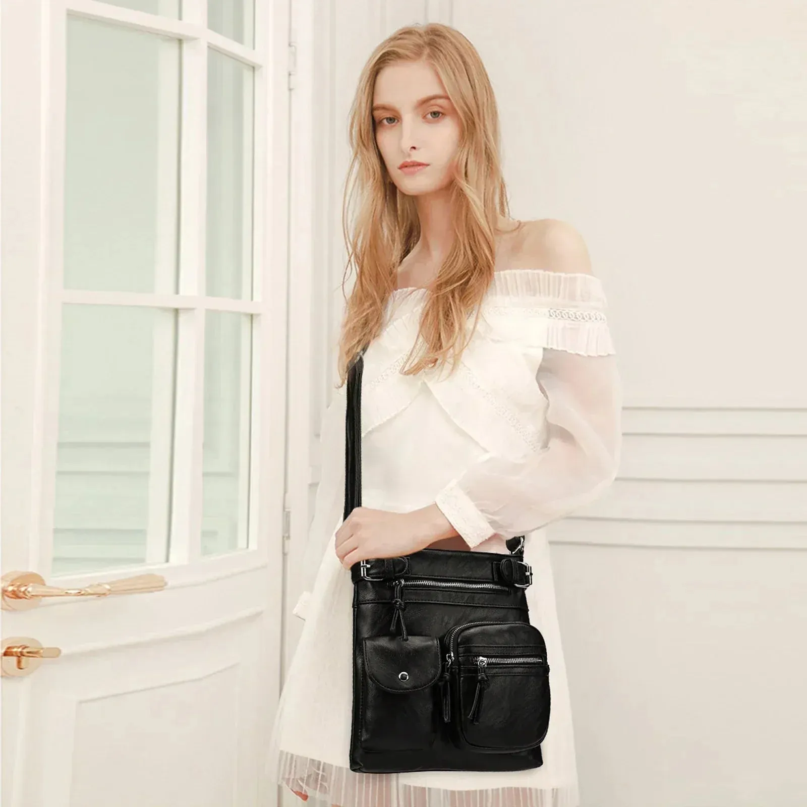 Ariana | Crossbody Chic Multiple Pockets Bag