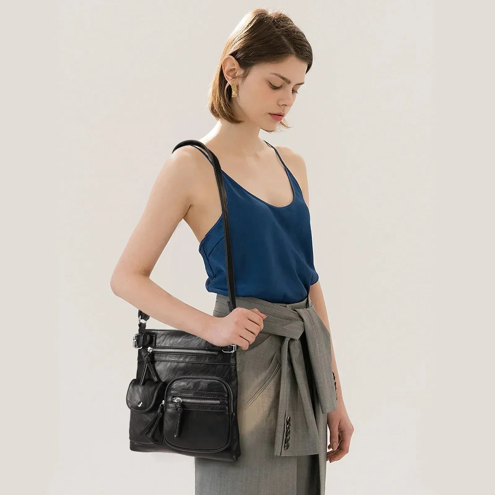 Ariana | Crossbody Chic Multiple Pockets Bag