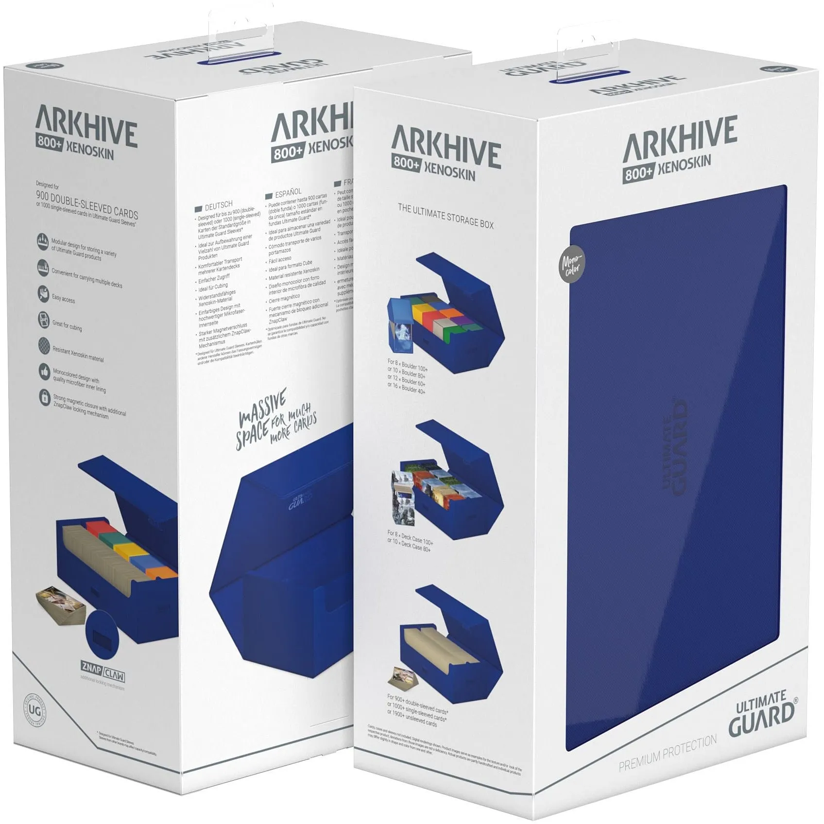 ArkHive Flip Case 800  Xenoskin/Blue Monocolor