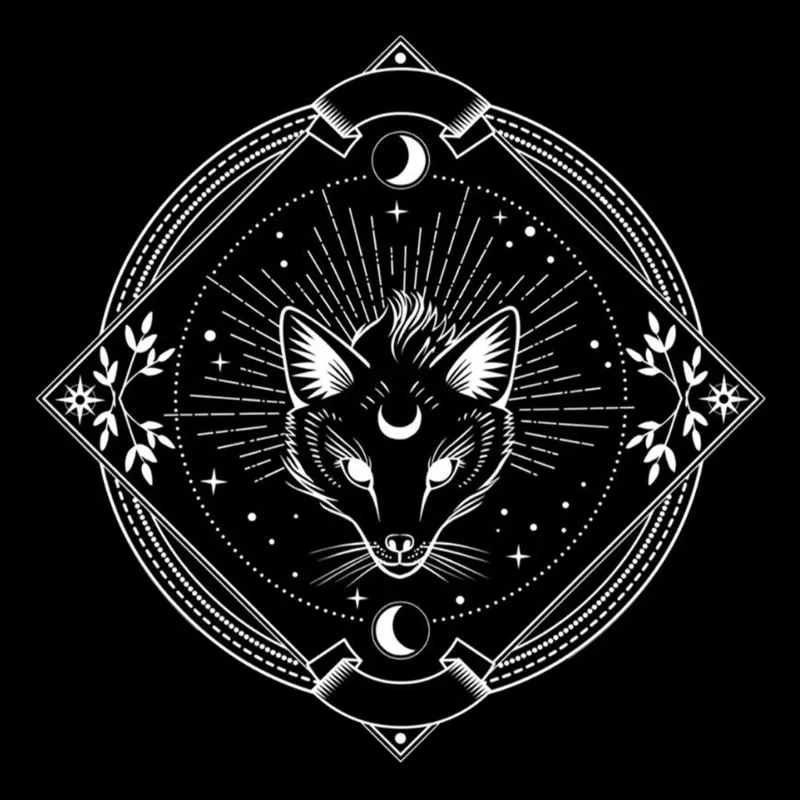Astrology Table Altar Cloth