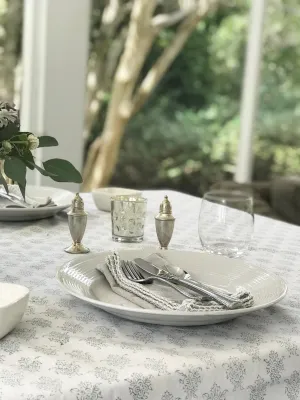 August Tablecloth in Tern Gray