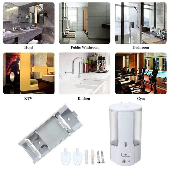 Automatic Wall Mounted Hand Sanitizer Liquid Soap Dispenser 450ml