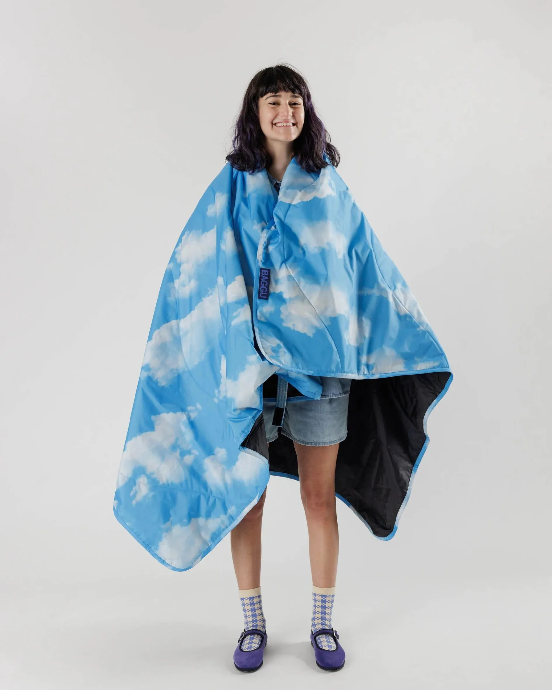 Baggu Puffy Picnic Blanket - Clouds