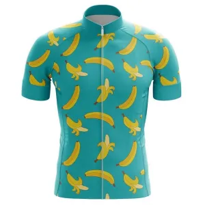 Banana Print Cycling Jersey