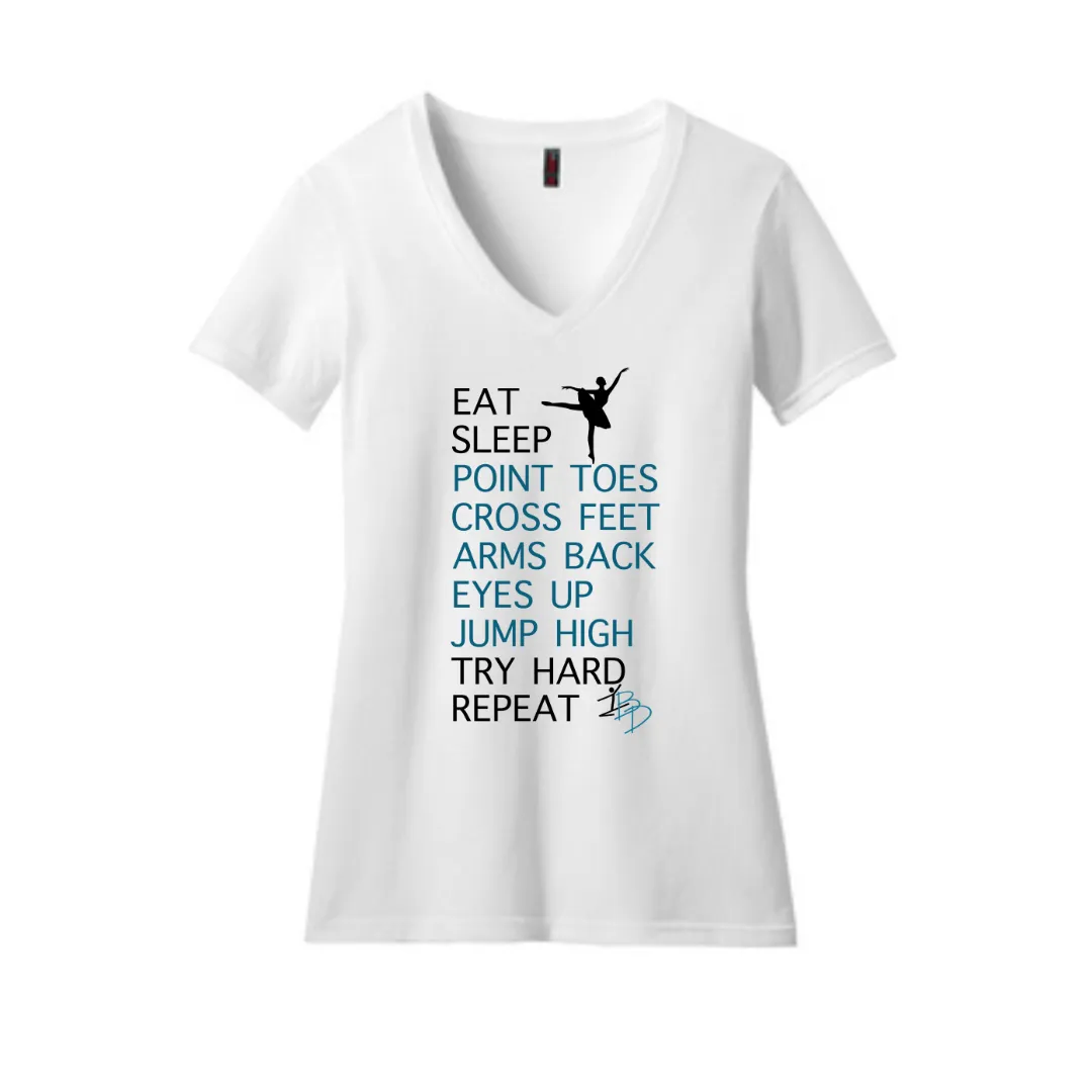 BDC Dancers Women's Perfect Blend® V-Neck Tee