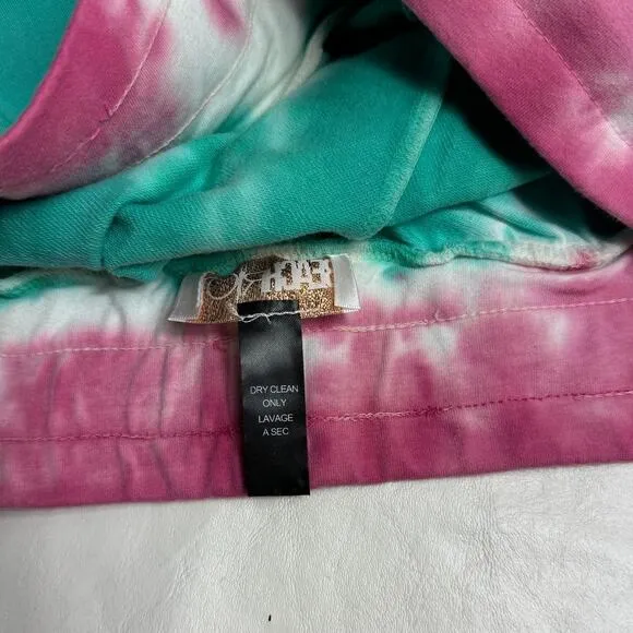 Beach Riot Tie Dye Shorts in Teal/ Azalea Women's Size M