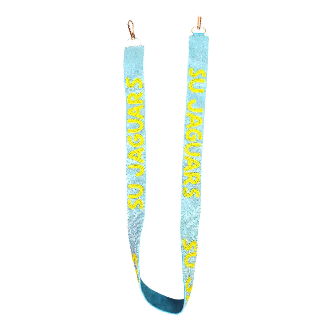 Beaded purse strap SU JAGUARS