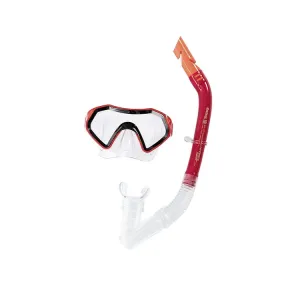 Bestway Diving Snorkel Goggles & Mask (Youth Red)