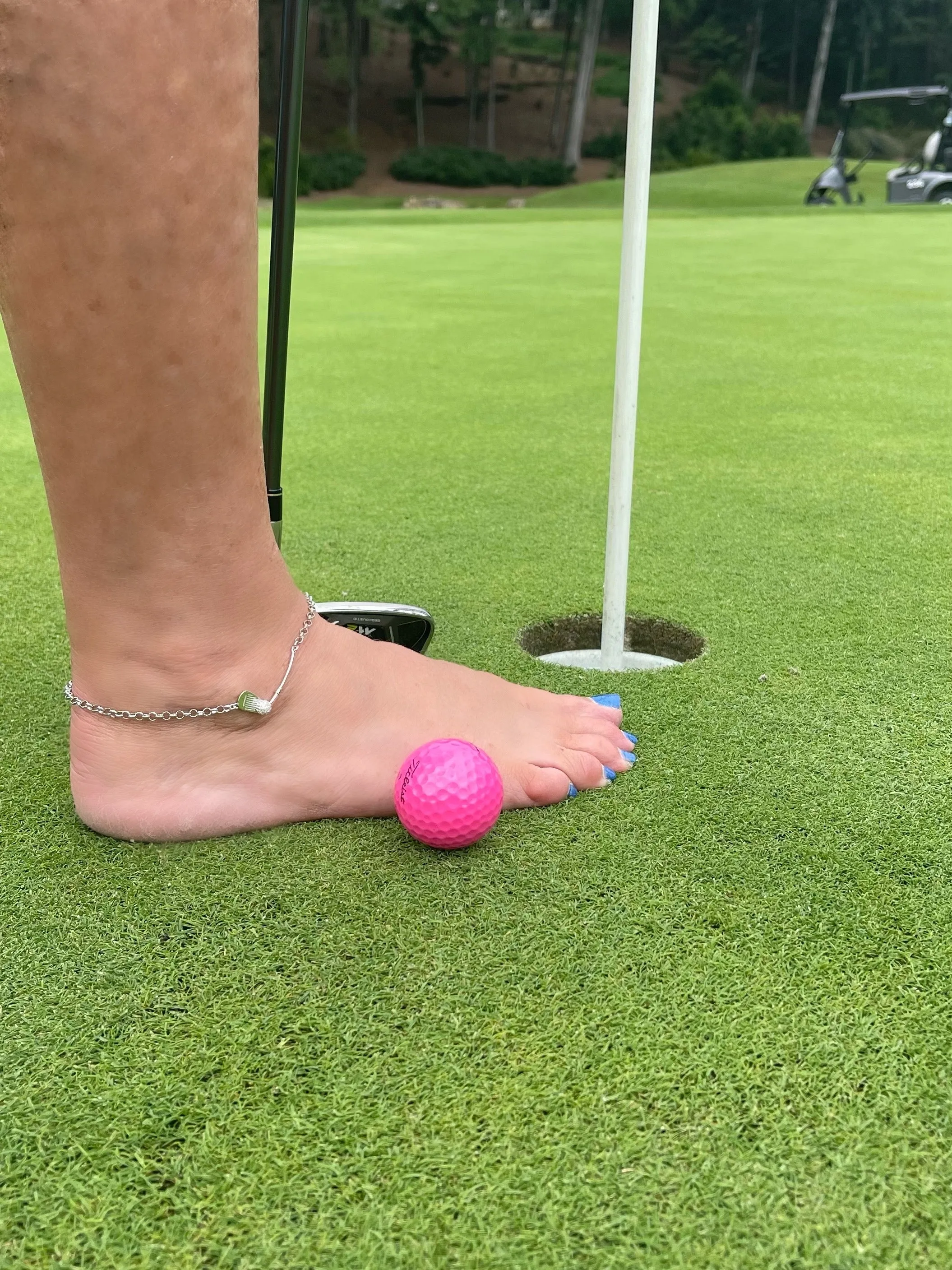 “Birdie” Golf Club Anklet