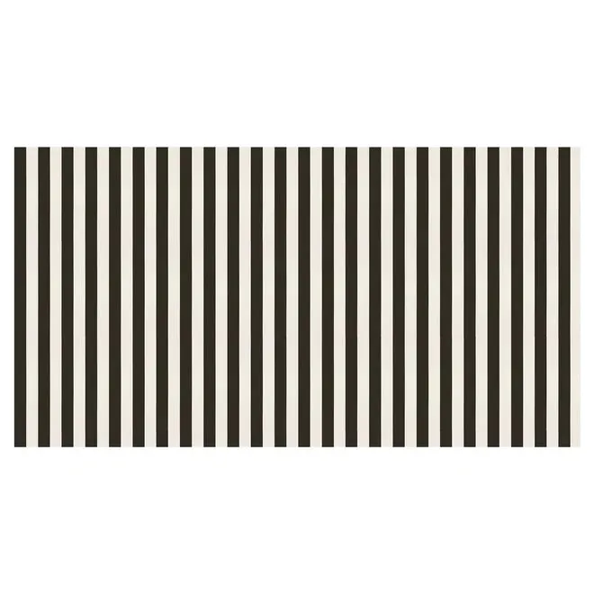 Black Striped Tablecloth