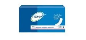 Bladder Control Pad Tena 11'' L Light Absorbency Polymer Female PK of 72