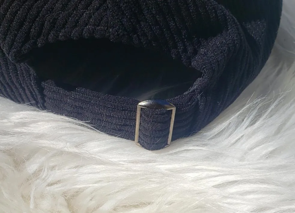 Blessed Corduroy Cap - Black