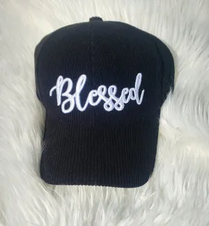 Blessed Corduroy Cap - Black