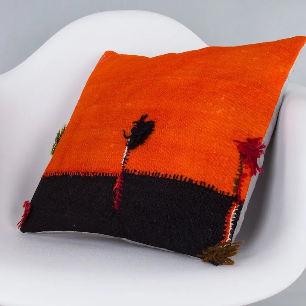 Bohemian Multiple Color Kilim Pillow Cover 16x16 7812