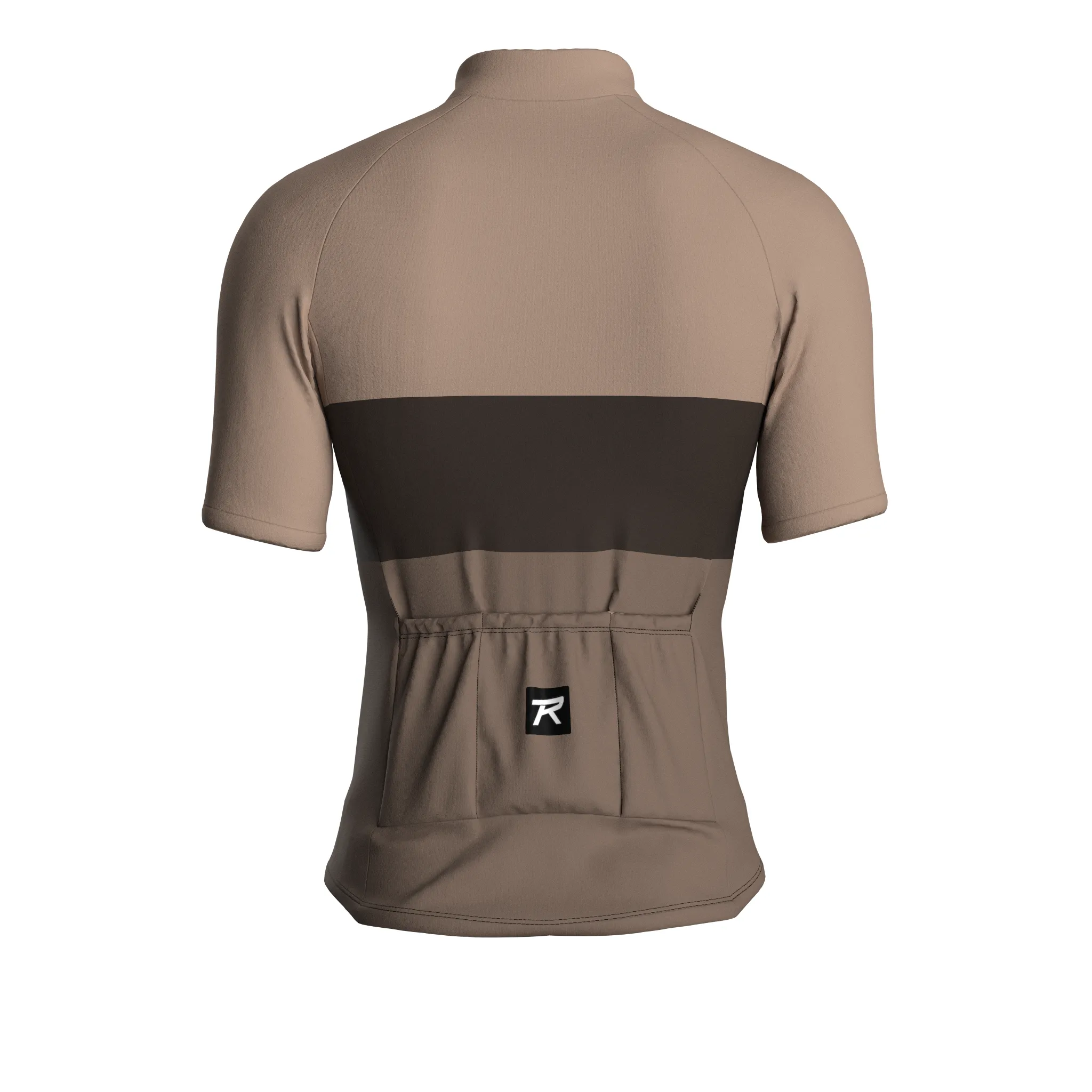 Bold Stride | Warm Taupe Male Short Sleeves Jersey