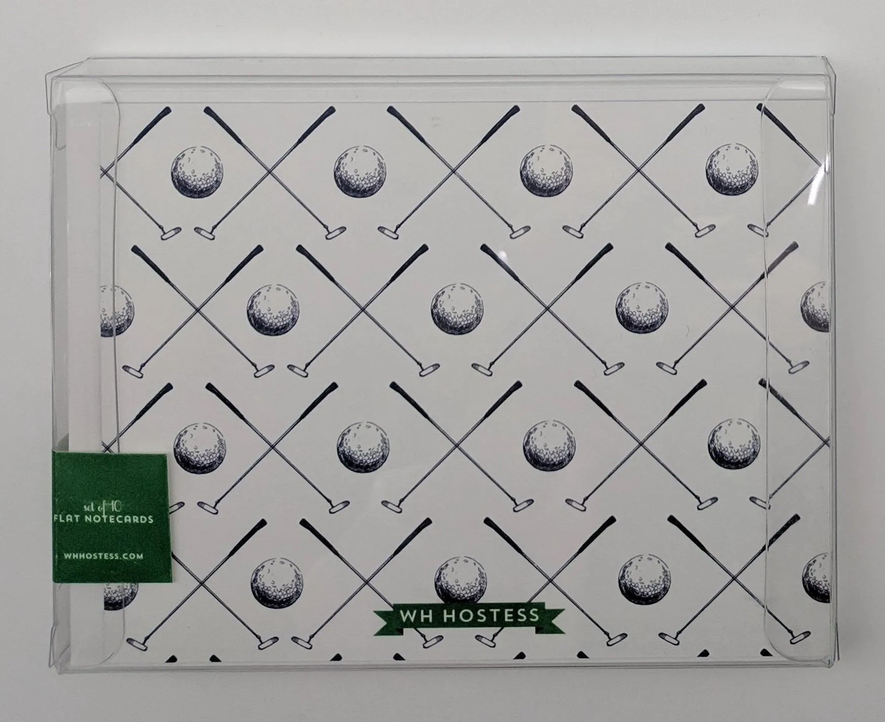 BOXED NOTE CARDS - WHH - GOLF NOTE CARDS SET OF 10