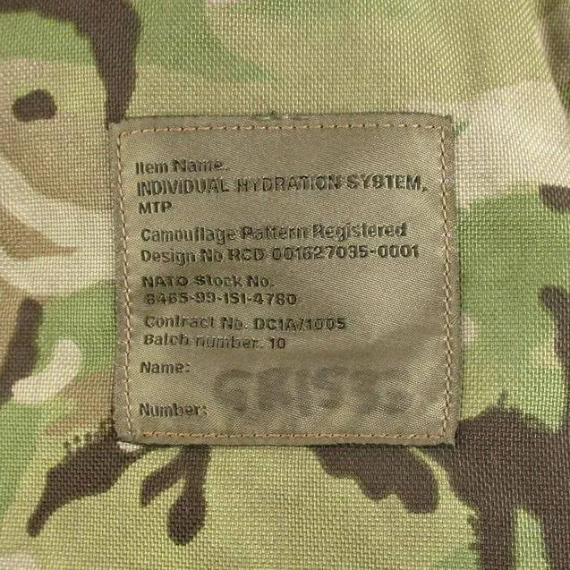 British Army MTP Hydration Pack
